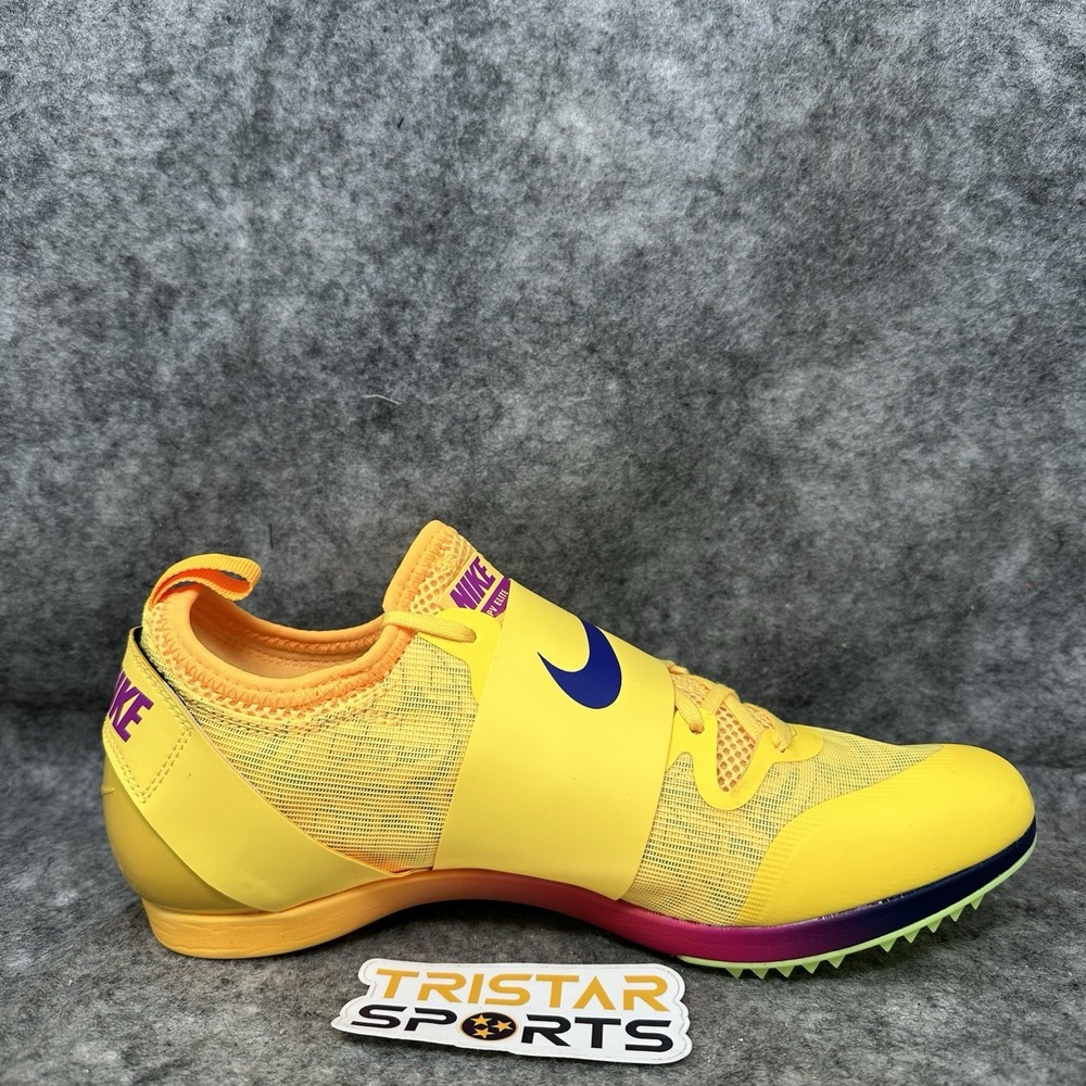 Nike Zoom Pole Vault Elite Track Shoes Mens Size 12.5 Citron Pulse FZ9649-800 - Picture 4 of 9